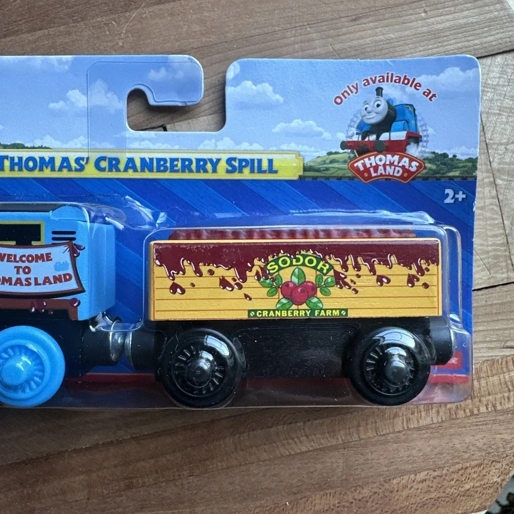 Thomas & Friends 2014 Wooden Railway Train Tank Engine Cranberry Spill DFH48 New